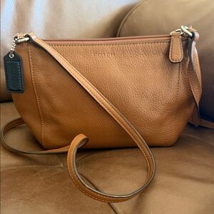 Coach Brown Leather Crossbody Bag
